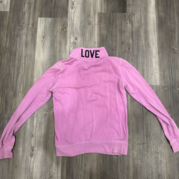 PINK Victoria Secret Pullover Sweatshirt, Bright Purple/Pink Sz XS - Picture 3 of 4